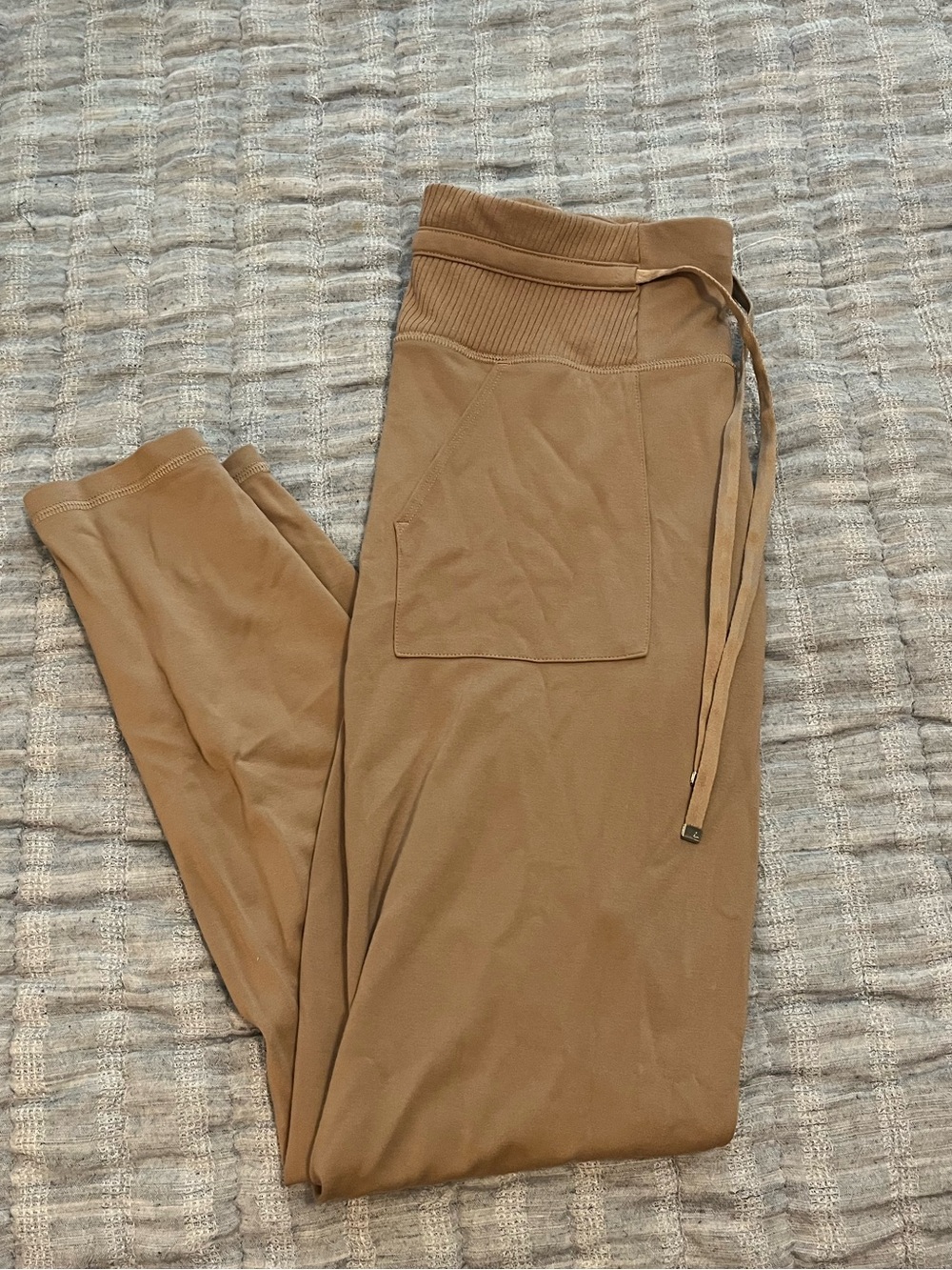 Travis Mathew Casual Drawstring Pants in Camel Brown